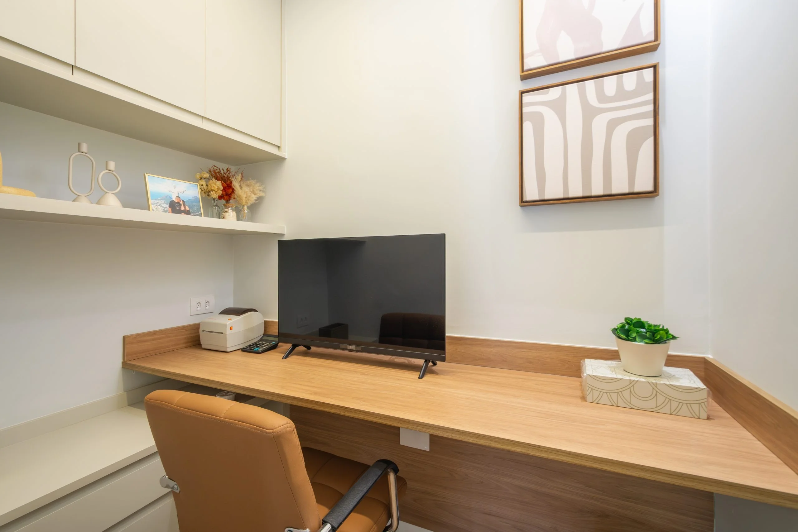 Apartamento Sintonia - Ambiente integrado com madeira